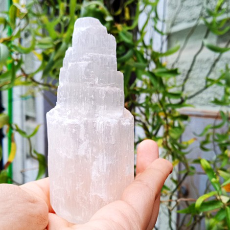 SELENIT MARIJINO STEKLO pagoda energijska zaščita aure energijsko čiščenje prostora