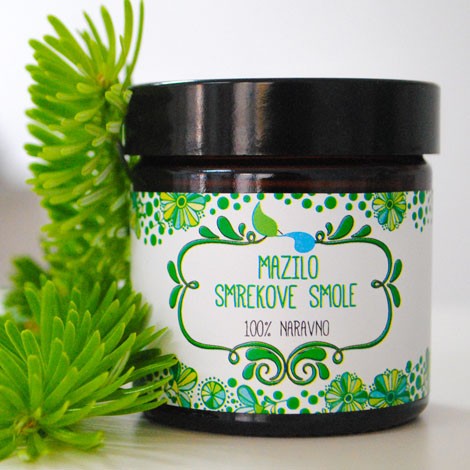 spruce salve, natural, spruce resin, antifungal, antiseptic, use, fungus