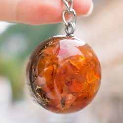 karneol orgonit obesek, trgovina s kristali