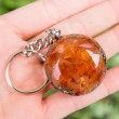 sevanje mobitelov, obesek za ključe, karneol , kristali, orgonit