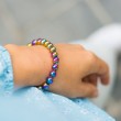 curing headaches and anemia, RAINBOW HEMATITE bracelet, energy jewelry