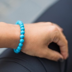 BLUE HOWLITE bracelet