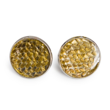 EARRINGS FROM SNAKESKIN