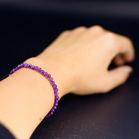 AMETHYST BRACELET small beads