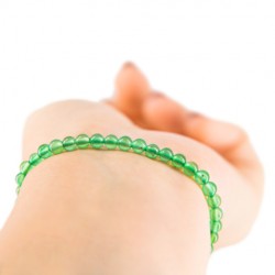 GREEN AGATE BRACELET small beads