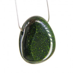 GREEN SUNSTONE necklace