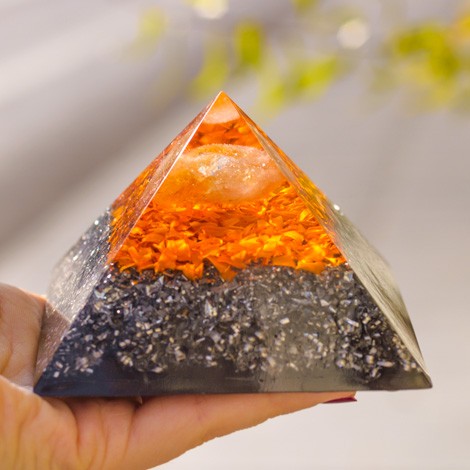 ORGONITE CITRINE pyramid