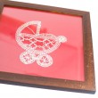 LACE PICTURE BABY PRAM