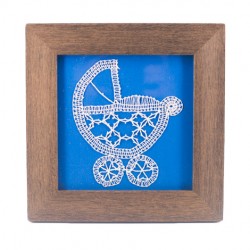 LACE PICTURE BABY PRAM