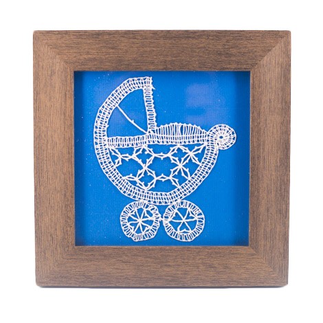 LACE PICTURE BABY PRAM