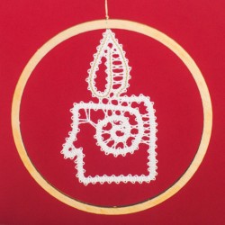PATTERN FOR NEW YEAR DECORATION FROM LACE
