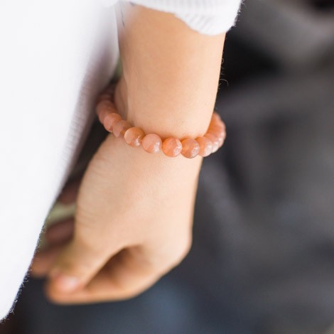 oranžni lunin kamen, zapestnica, energijska zapestnica, energijski nakit