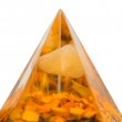 CITRINE and SHUNGITE Orgonite pyramid pentagram