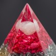 ORGONITE ROSE QUARTZ pyramid, home protection