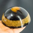 TIGER'S EYE and SHUNGITE Orgonite half sphere