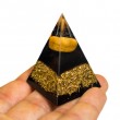 ORGONITE PYRAMID Tiger eye, orgone energy