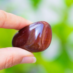 red tiger's eye, red tiger's eye crystal, pocket crystal, energy crystal, power crystal