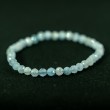 bracelet with aquamarine crystal