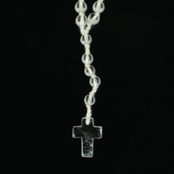 rock quartz rosary