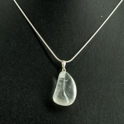 rock quartz energy necklace healing crystals