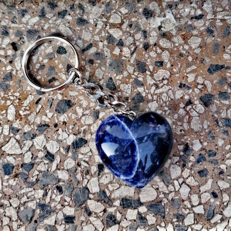 sodalite keychain
