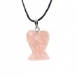 energy jewelrly, energy necklace, rose quartz angel