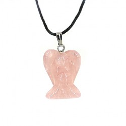 energy jewelrly, energy necklace, rose quartz angel