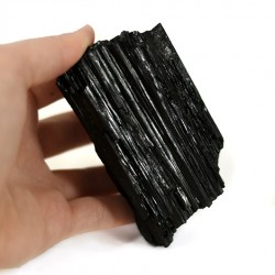 black tourmaline crystal, raw black tourmaline, bigger crystal, crystal shop