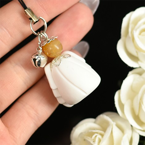 obesek angel varuh, kristal citrin, trgovina s kristali, energijski obesek, obseke za kluče, obesek za telefon