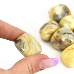 crazy agate, pocket gemstone, crystal shop, stone of protection, creativity, confident