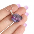 fluorite necklace pendant, crytsal shop