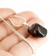 crystal garnet, energy necklace