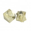 pyrite cube crystal, bigger crystal, semi-polished crystal