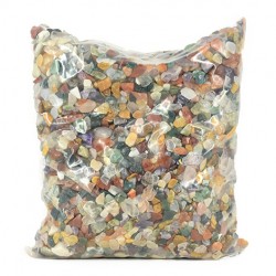 brazil mix crystal, polished natural tiny stones