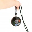 seven chakras, orgonite pendant