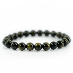 golden obsidian bracelet