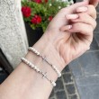 pearl crystal, hand made bracelet, crystal shop, cross symbol bracelet