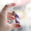 energy necklace, crystal pendant, amethyst necklace