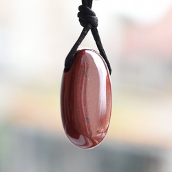 red jasper crystal pendant, crystal shop, energy necklace, healing power of jasper