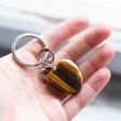 tiger's eye, keychain, safe drive, crystal shop