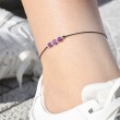 amethyst crystal, crystal shop, ankle bracelet