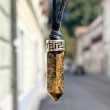 tiger's eye crystal necklace pendant, crystal shop, energy jewerly