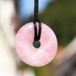 rose quartz  crystal pendant, love crystal, crystal shop
