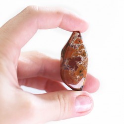 red crystal, flower jasper, energy crystal, crystal for power