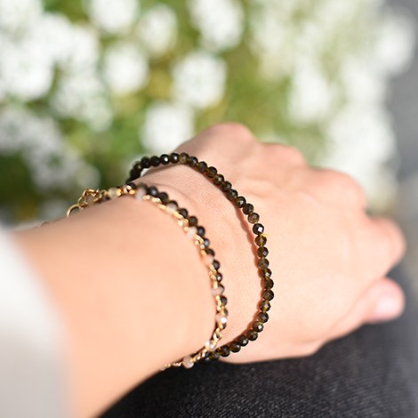 GOLDEN OBSIDIAN energy bracelet, crystal shop