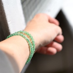 hand made bracelet with crystal beads