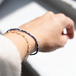 sapphire crystal energy bracelet, crystal shop, handmade
