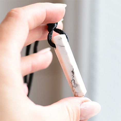 magnesite crystal, crystal shop, slovenia, energy pendant