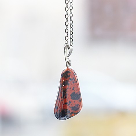 mahagony obsidian energy jewerly