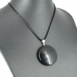 energy jewerly, necklace with obsidian pendant
